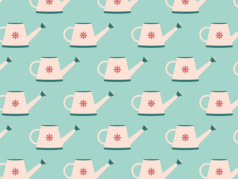 Watering Cans Gardening Vinyl Wrap Pattern~Rwraps Series 914 Digitally Printed Vinyl Wrap~0