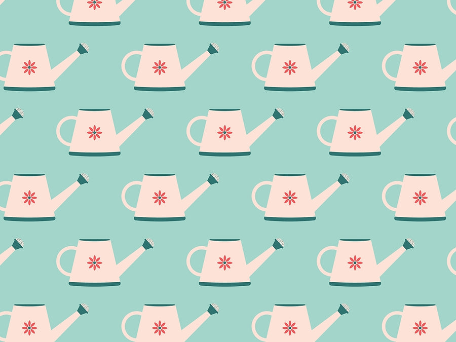 Watering Cans Gardening Vinyl Wrap Pattern~Rwraps Series 914 Digitally Printed Vinyl Wrap~0