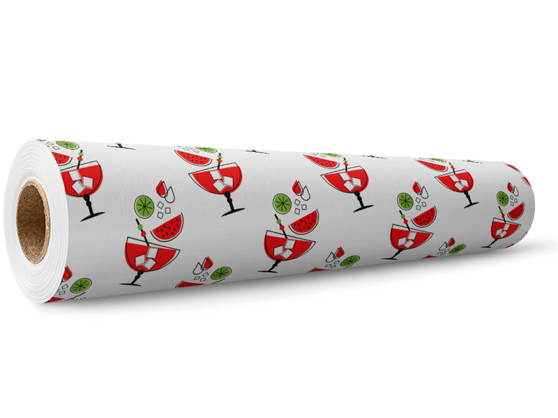 Watermelon Caipirinha Alcohol Wrap Film Wholesale Roll~Rwraps Series 914 Digitally Printed Vinyl Roll~5