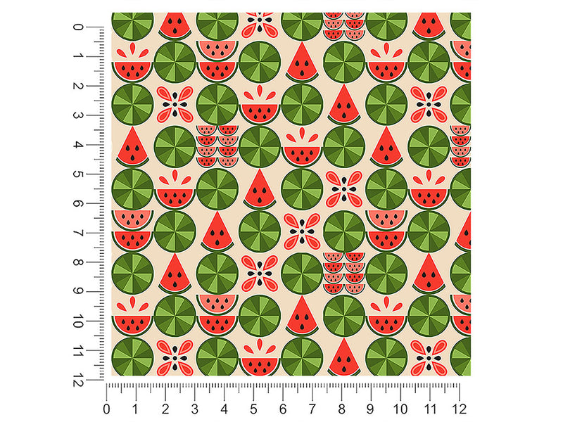 watermelon cravings mosaic 1ft x 1ft Craft Sheets