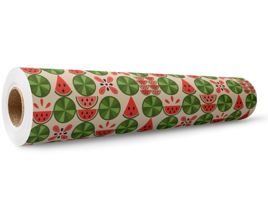 Watermelon Cravings Mosaic Wrap Film Wholesale Roll~Rwraps Series 914 Digitally Printed Vinyl Roll~5