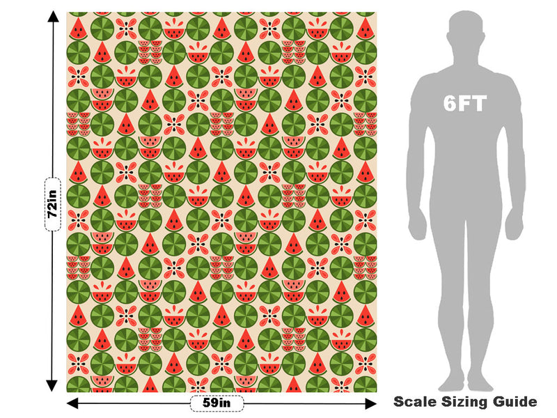 Watermelon Cravings Mosaic Vehicle Wrap Scale~Rwraps Series 914 Watermelon Cravings Mosaic Measurements~1