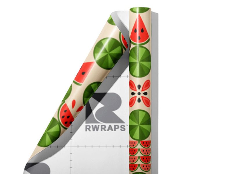 Watermelon Cravings Mosaic Wrap Film Sheets~Rwraps Series 914 Watermelon Cravings Mosaic Scrolled Sheet~3
