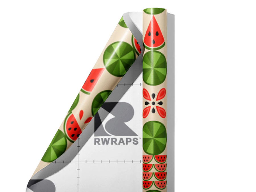 Watermelon Cravings Mosaic Wrap Film Sheets~Rwraps Series 914 Watermelon Cravings Mosaic Scrolled Sheet~3