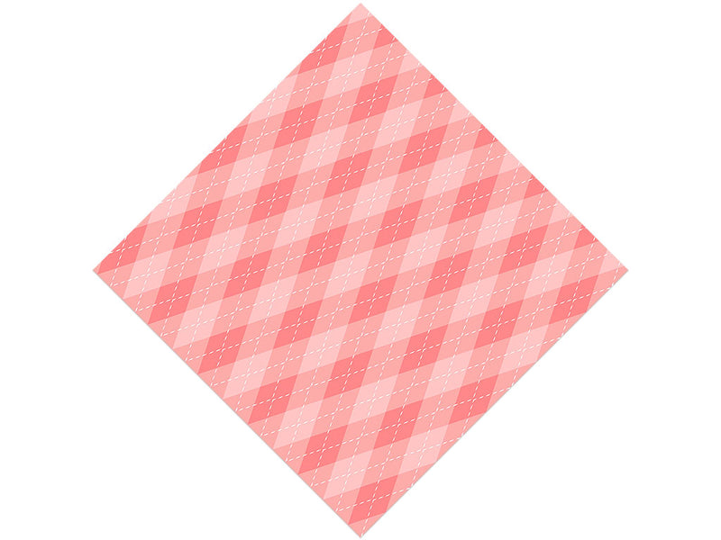 Watermelon Juice Argyle Vinyl Wrap Pattern