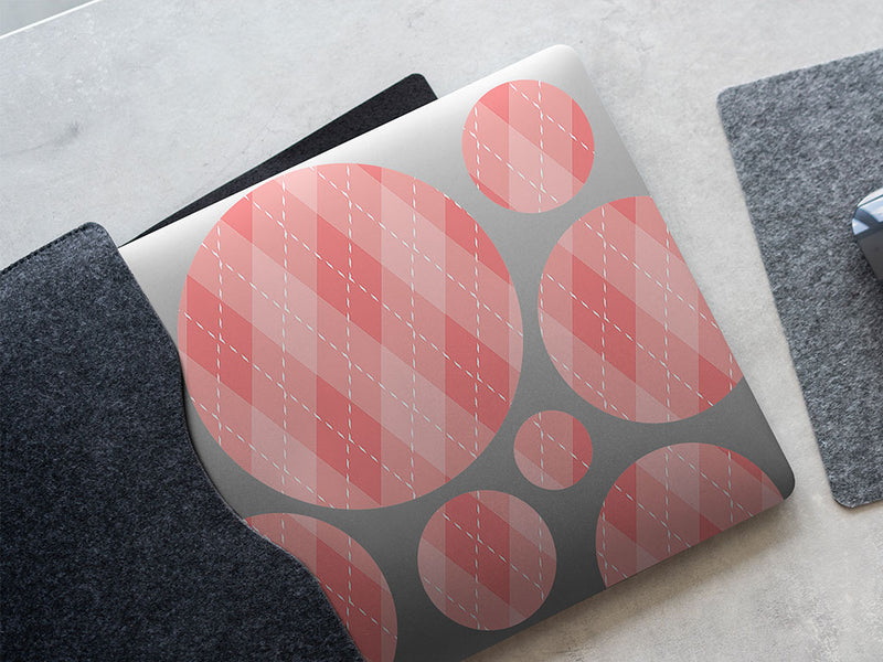 watermelon juice argyle DIY Laptop Stickers