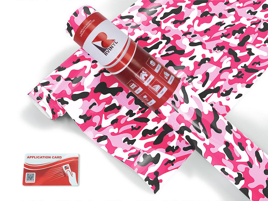 watermelon napalm camouflage Craft Vinyl Roll