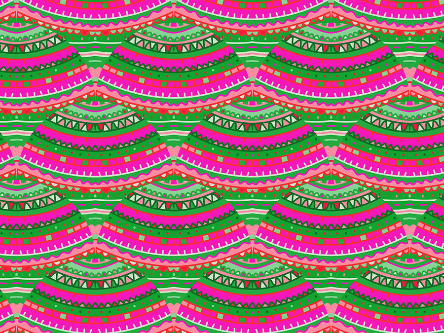 Watermelon Suggestion Art Deco Vinyl Wrap Pattern~Rwraps Series 914 Digitally Printed Vinyl Wrap~0