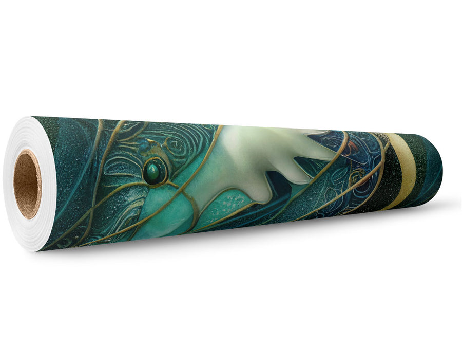 Watery Tendrils Water Wrap Film Wholesale Roll~Rwraps Series 914 Digitally Printed Vinyl Roll~5