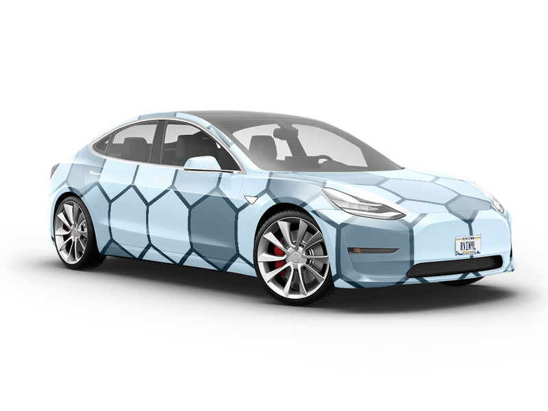 Watery Tiles Water Vehicle Vinyl Wrap