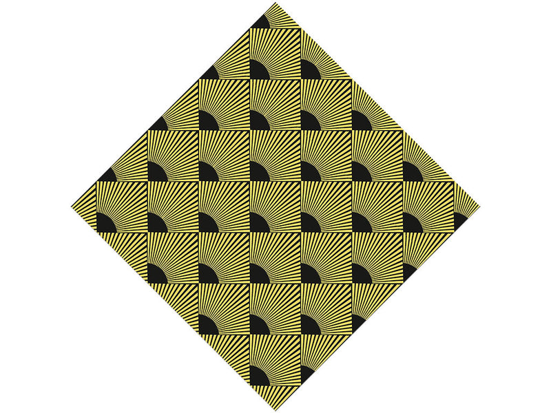 Wave the Fan Art Deco Vinyl Wrap Pattern