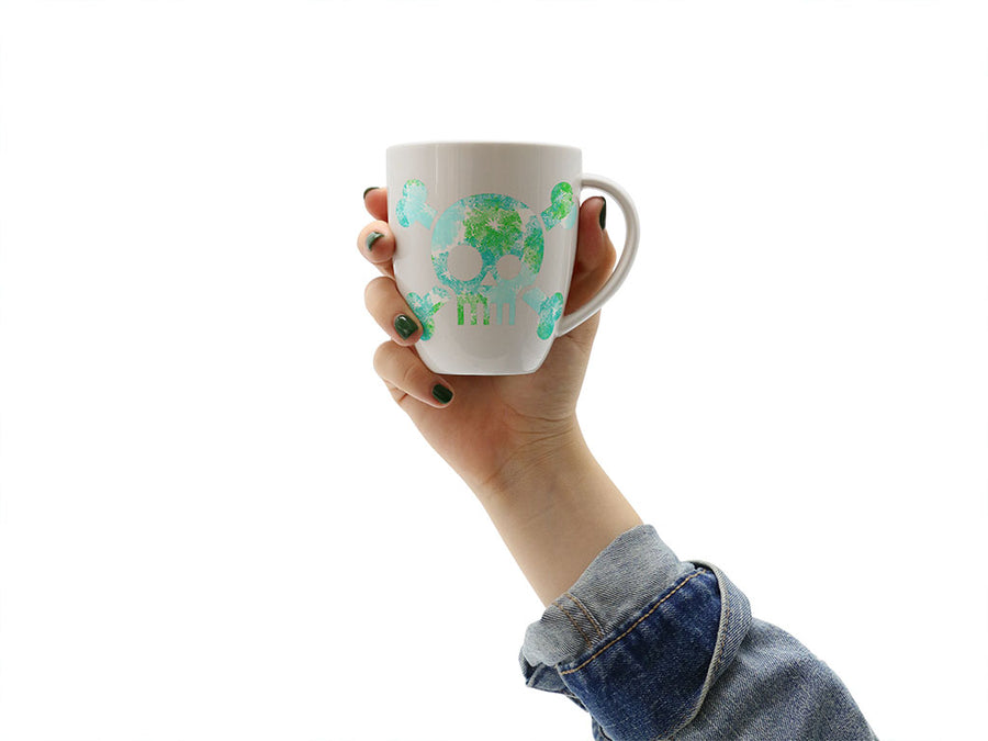 wavy wintergreen tie dye DIY Vinyl Decals