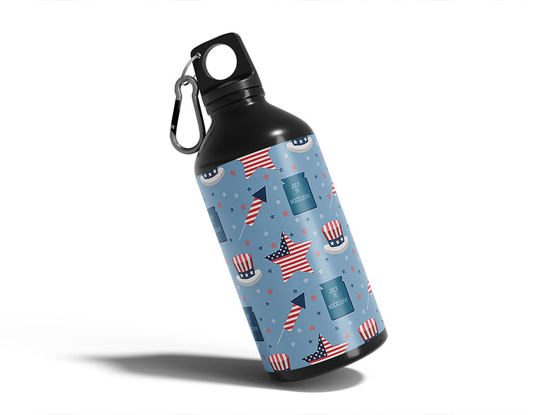 we declare Water Bottle DIY Stickers