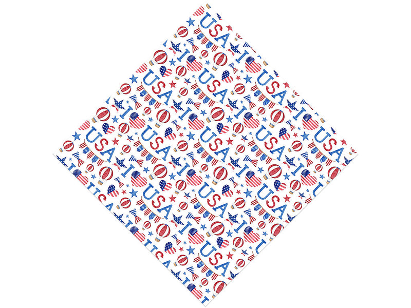 We Love Americana Vinyl Wrap Pattern