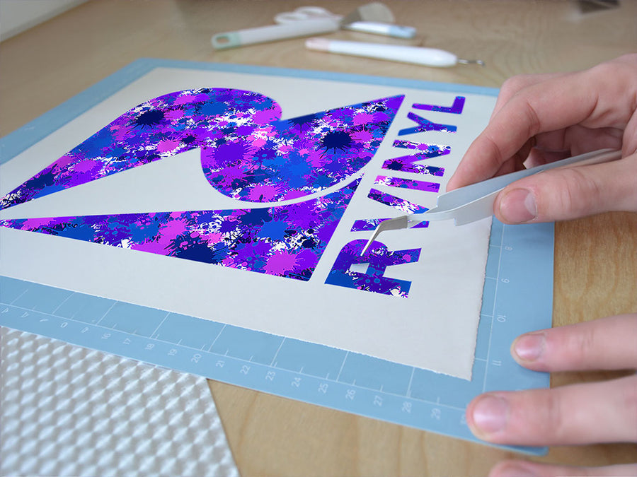 we sink paint splatter Easy Weed Craft Vinyl