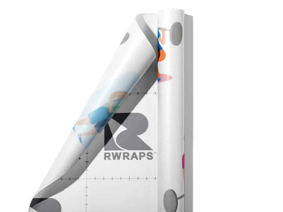 Weightlifting Gains Sport Wrap Film Sheets~Rwraps Series 914 Weightlifting Gains Sport Scrolled Sheet~3
