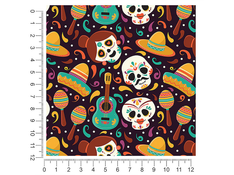 welcome home day of the dead 1ft x 1ft Craft Sheets
