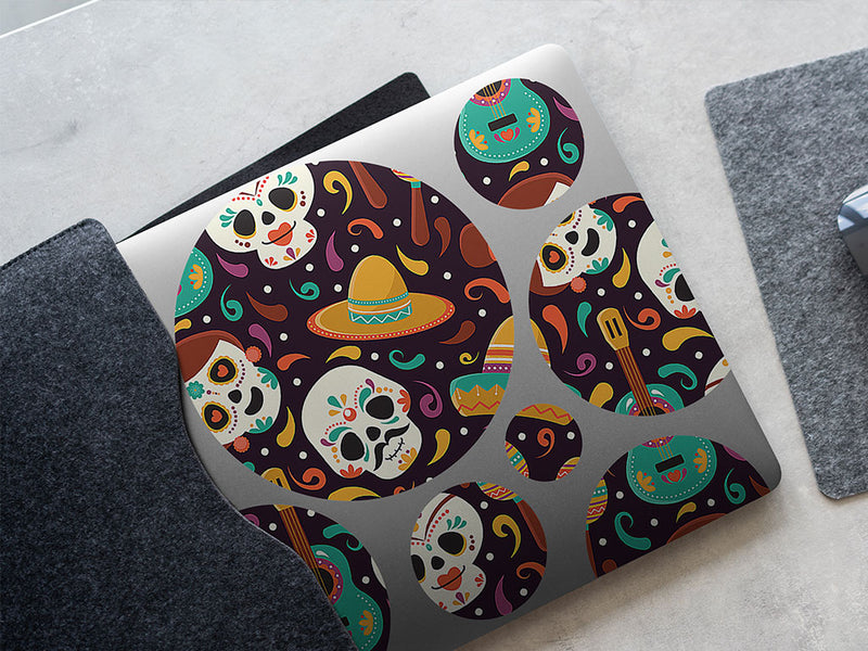 welcome home day of the dead DIY Laptop Stickers