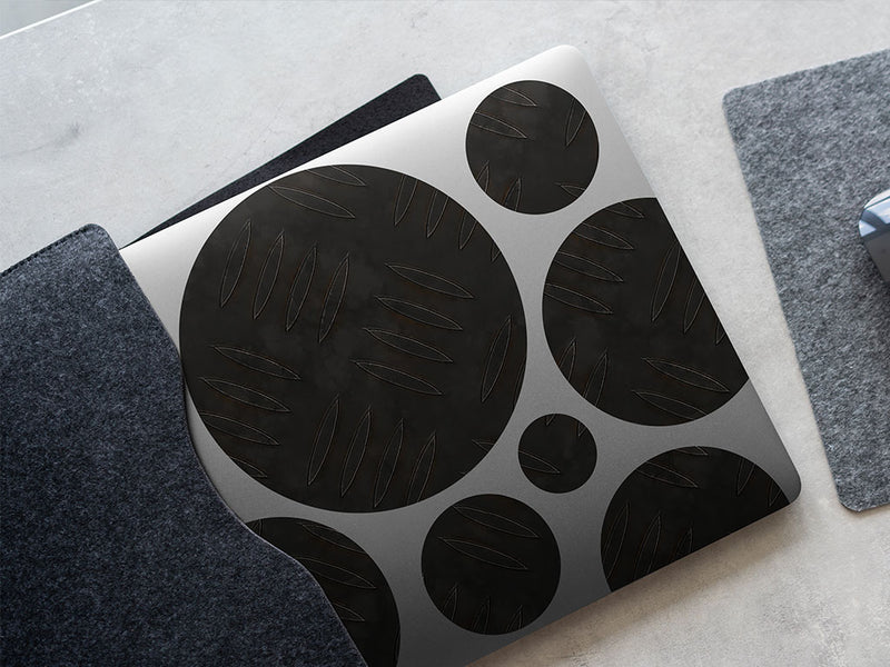 welded black diamond plate DIY Laptop Stickers