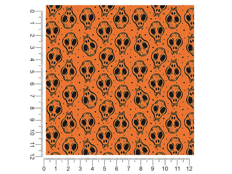 werewolf skull horror 1ft x 1ft Craft Sheets