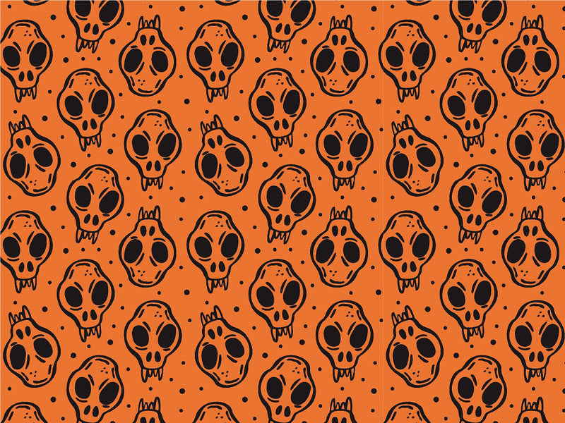 Werewolf Skull Spooky Fun Vinyl Wrap Pattern~Rwraps Series 914 Digitally Printed Vinyl Wrap~0