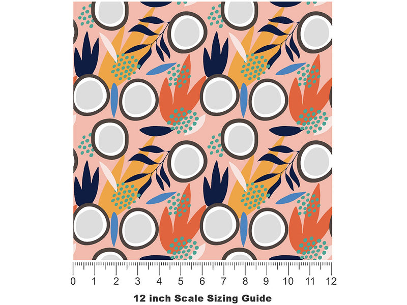 West Coast Tall Fruit Vinyl Film Pattern Size 12 inch Scale~Rwraps West Coast Tall Fruit Sizing Chart~2