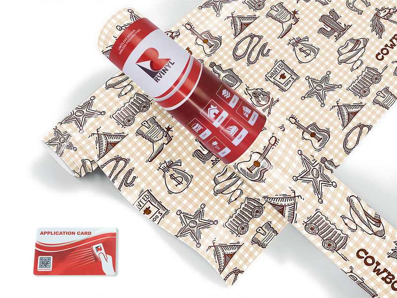western dreams western Craft Vinyl Roll
