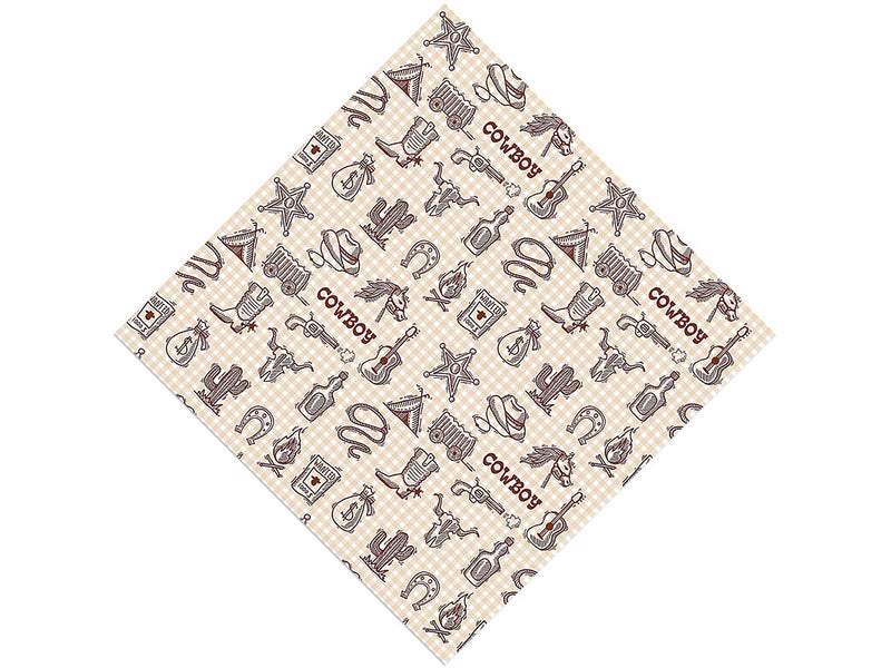 Western Dreams Cowboy Vinyl Wrap Pattern