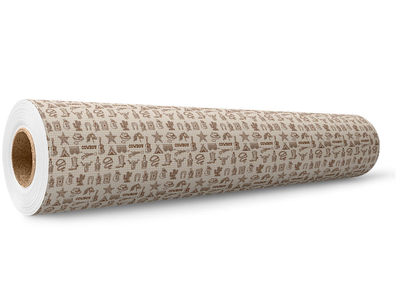 Western Dreams Cowboy Wrap Film Wholesale Roll~Rwraps Series 914 Digitally Printed Vinyl Roll~5
