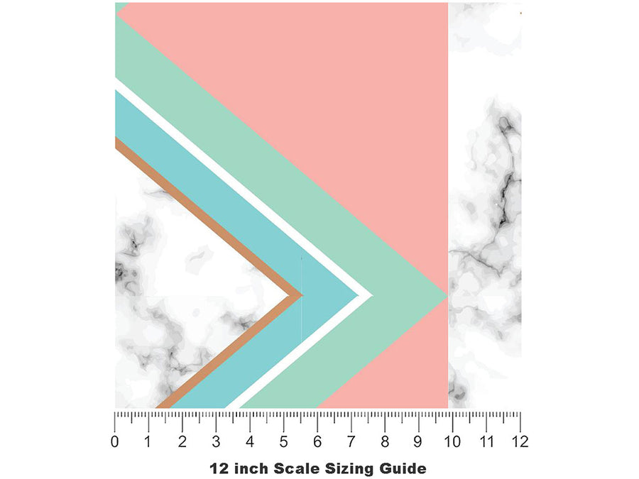 Western Facing Tile Vinyl Film Pattern Size 12 inch Scale~Rwraps Western Facing Tile Sizing Chart~3