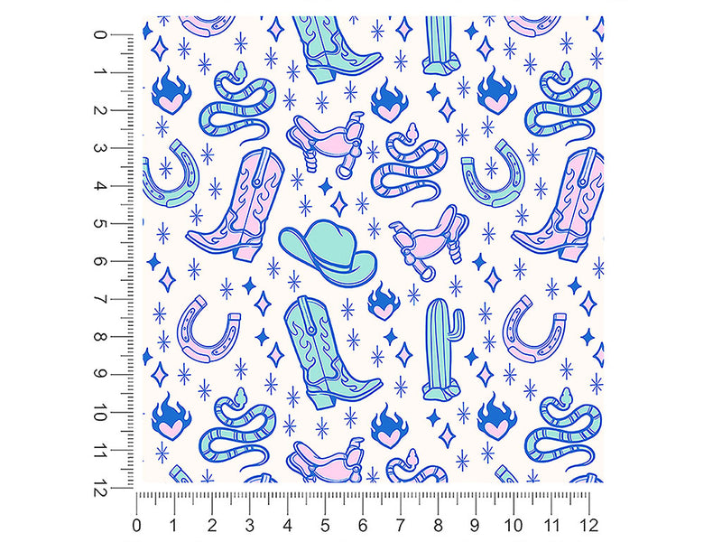 western sparkle western 1ft x 1ft Craft Sheets