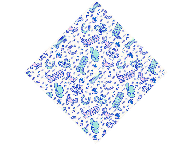 Western Sparkle Cowboy Vinyl Wrap Pattern