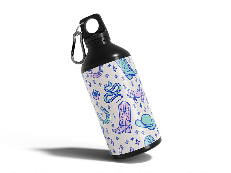 western sparkle western Water Bottle DIY Stickers