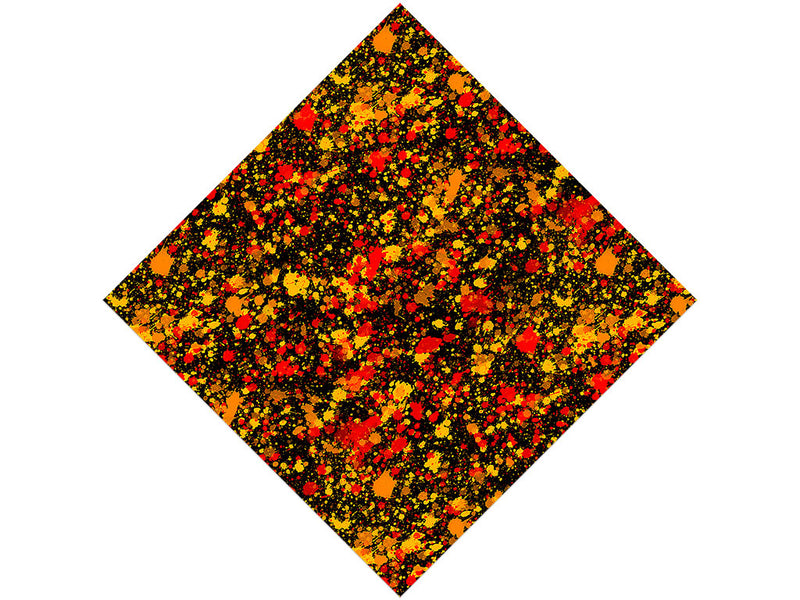 Wet Leaves Paint Splatter Vinyl Wrap Pattern