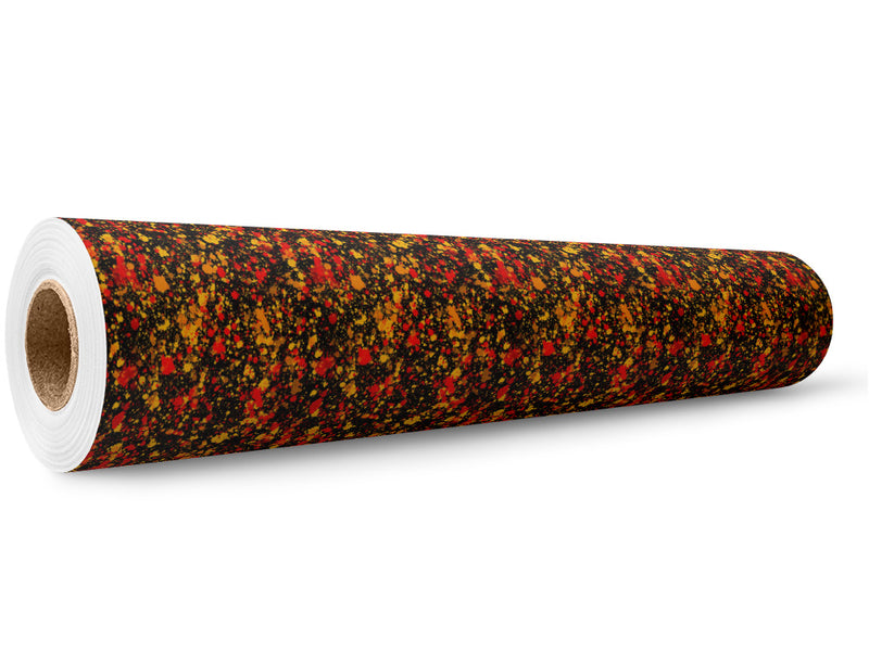 Wet Leaves Paint Splatter Wrap Film Wholesale Roll~Rwraps Series 914 Digitally Printed Vinyl Roll~5