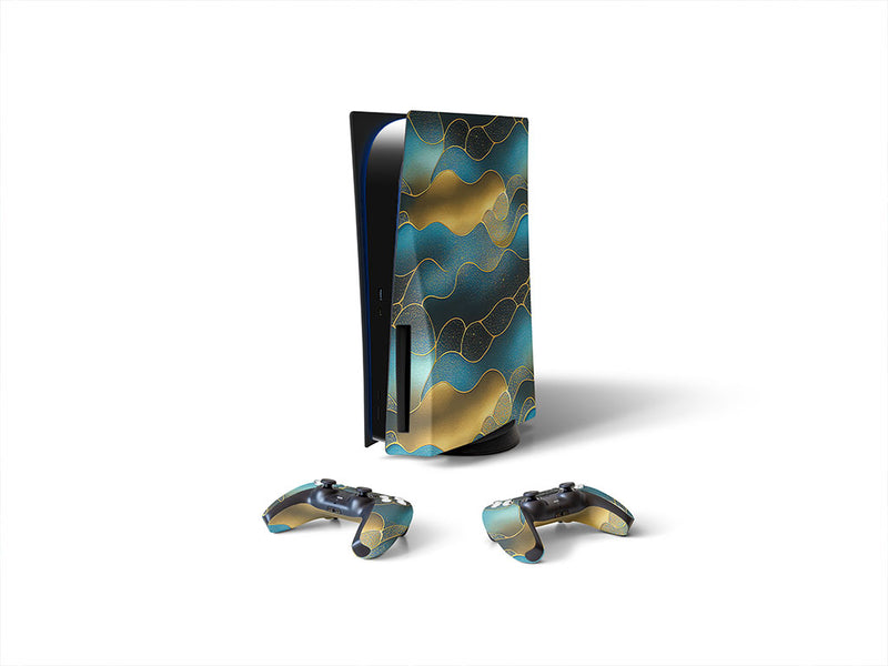 whining waves water Sony PS5 DIY Skin