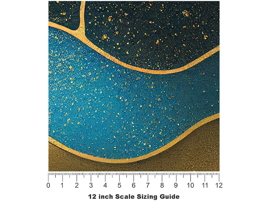 Whining Waves Water Vinyl Film Pattern Size 12 inch Scale~Rwraps Whining Waves Water Sizing Chart~2