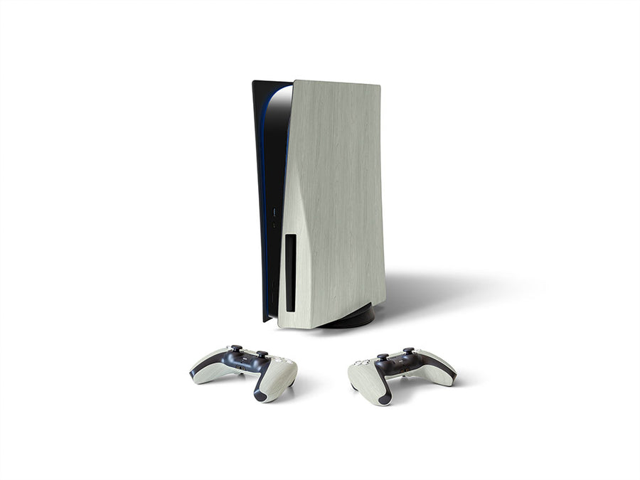 white alder wood grain Sony PS5 DIY Skin