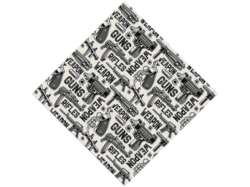 White Arsenal Weapon Vinyl Wrap Pattern