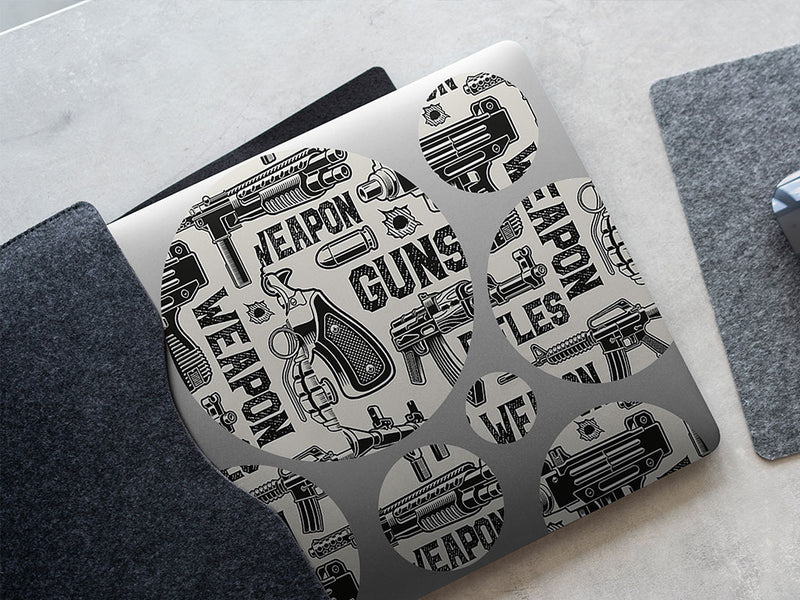white arsenal weapon DIY Laptop Stickers
