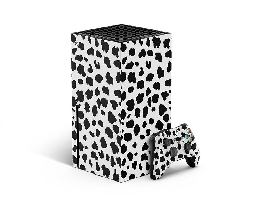 white cheetah animal print XBOX DIY Decal