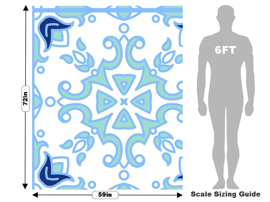 White Compass Tile Vehicle Wrap Scale~Rwraps Series 914 White Compass Tile Measurements~2