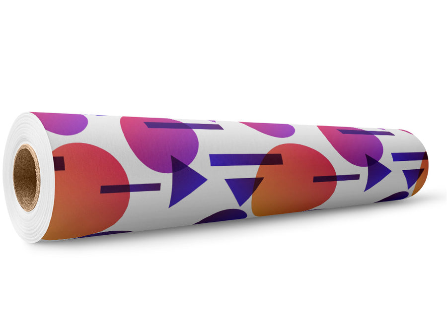 White Cosmopolitan Abstract Wrap Film Wholesale Roll~Rwraps Series 914 Digitally Printed Vinyl Roll~5