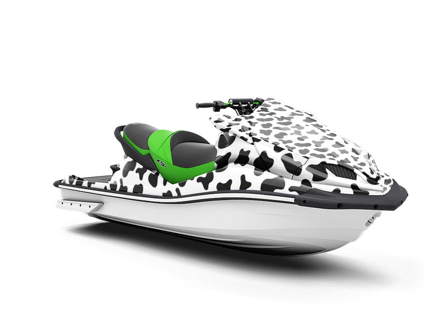 White Cow Jet Ski Vinyl Customized Wrap