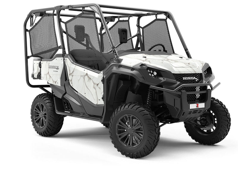 White Deviations Tile Utility Vehicle Vinyl Wrap