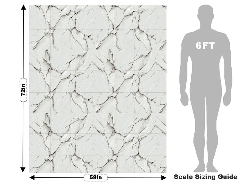 White Deviations Tile Vehicle Wrap Scale~Rwraps Series 914 White Deviations Tile Measurements~2