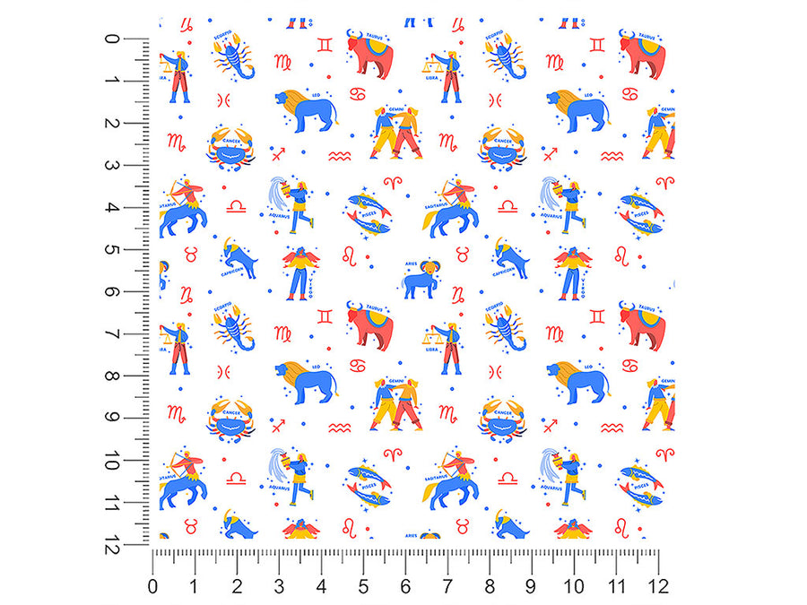 white friends astrology 1ft x 1ft Craft Sheets