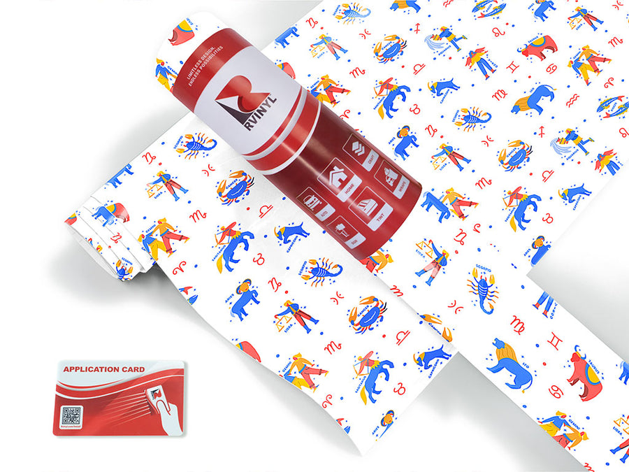 white friends astrology Craft Vinyl Roll