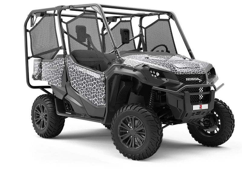 White Giraffe Utility Vehicle Vinyl Wrap