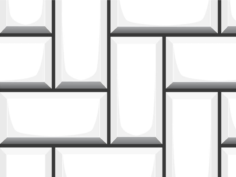 White Brick Vinyl Wrap Pattern~Rwraps Series 914 Digitally Printed Vinyl Wrap~0
